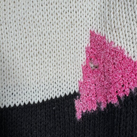 VTG 80s Retro Pastel Abstract Sweater Vest Lot Women’s L 3-Piece Colorblock Knit - Picture 7 of 13